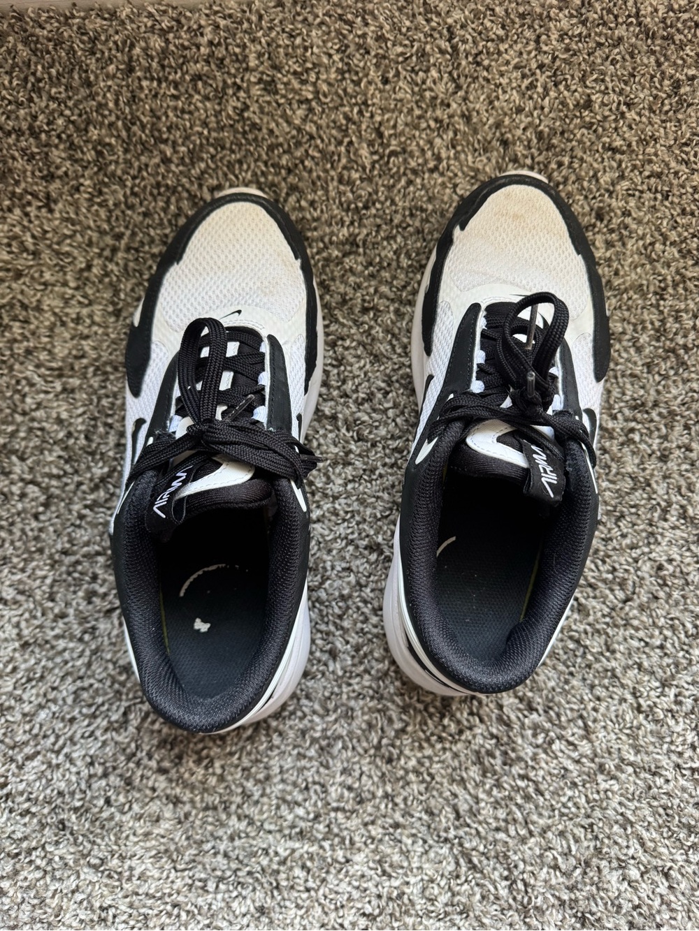 Nike Black and White Women's Running Sneakers